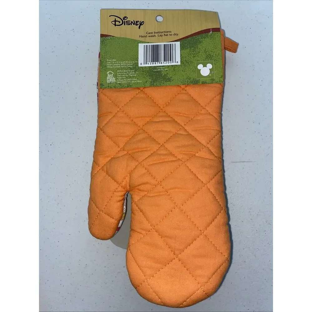 Disney 3 Piece Baking Set Oven Mitt Spatula Whisk Mickey Minnie Mouse Happy Fall